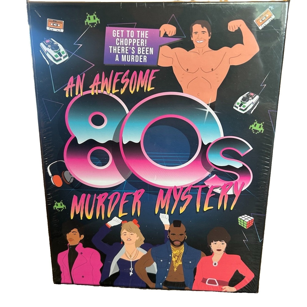 Gift Republic An Awesome 80's Murder Mystery Game NEW Sealed Party Game 2-4 Play